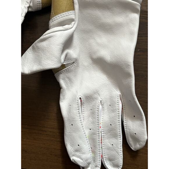 Rare Nike Alpha Elite Batting Gloves NXT Playoff Pack Sheep Skin Sz L P 100968 - Picture 4 of 9